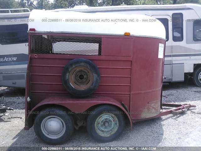BB040772 - 1979 FLYI HORSE TRAILER  RED photo 7