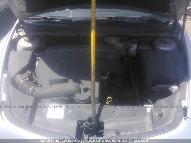 1G1ZH57B29F116744 - 2009 CHEVROLET MALIBU 1LT 银色 照片 10