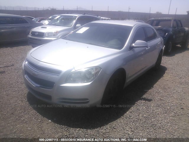 1G1ZH57B29F116744 - 2009 CHEVROLET MALIBU 1LT 银色 照片 2