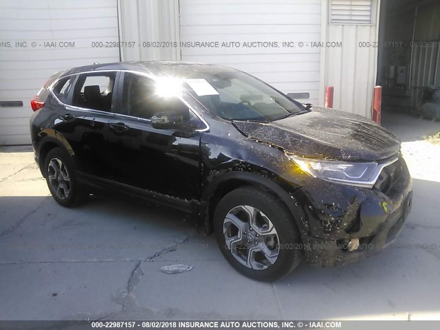 5J6RW2H83JL016473 - 2018 HONDA CR-V EXL BLACK photo 1