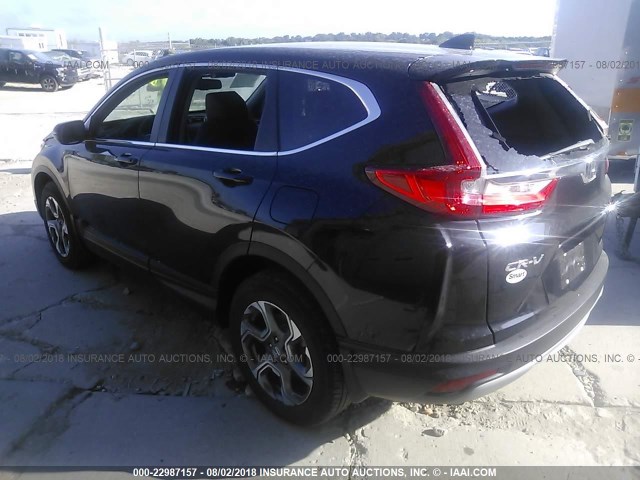 5J6RW2H83JL016473 - 2018 HONDA CR-V EXL BLACK photo 3