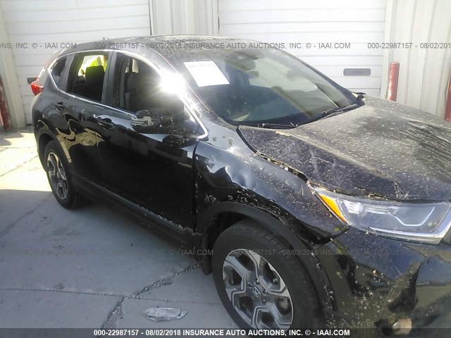 5J6RW2H83JL016473 - 2018 HONDA CR-V EXL BLACK photo 6