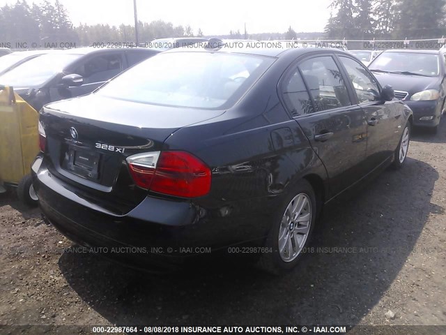 WBAVC73507A236078 - 2007 BMW 328 XI SULEV BLACK photo 4