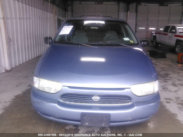 4N2XN11T1XD810140 - 1999 NISSAN QUEST SE/GLE/GXE BLUE photo 6