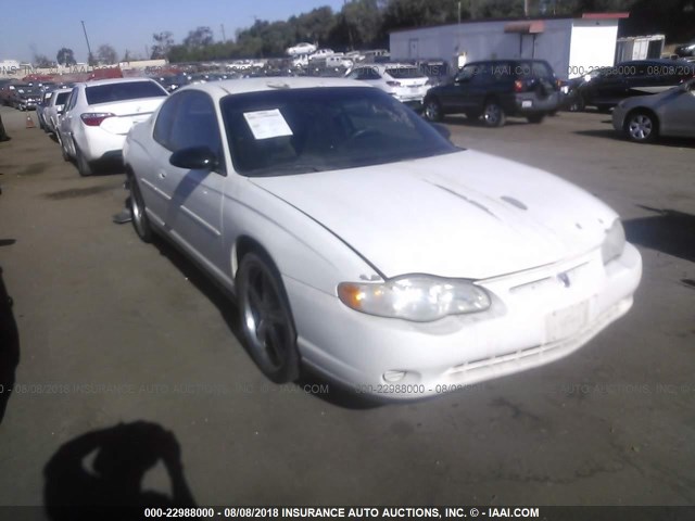 2G1WW12E919302104 - 2001 CHEVROLET MONTE CARLO LS 白色 照片 1