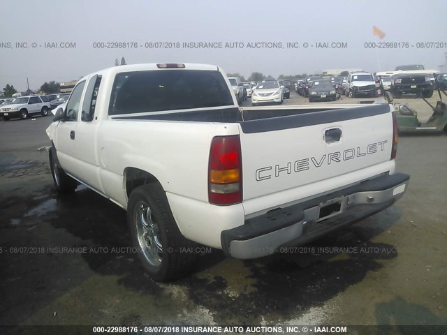 2GCEC19T0X1184709 - 1999 CHEVROLET SILVERADO C1500 WHITE photo 3