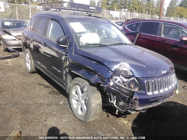 1C4NJDBB2ED574348 - 2014 JEEP COMPASS SPORT BLUE photo 1