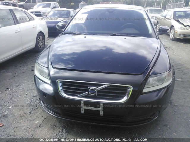 YV1382MSXA2508845 - 2010 VOLVO S40 2.4I BLACK photo 6