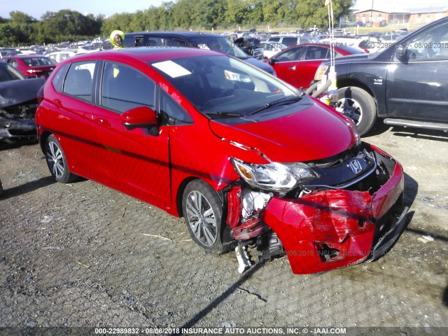 JHMGK5H73HS002279 - 2017 HONDA FIT EX/EXL RED photo 1