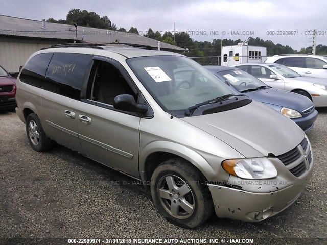 2D4GP44L27R116762 - 2007 DODGE GRAND CARAVAN SXT GOLD photo 1