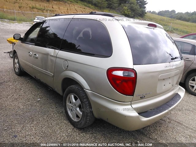 2D4GP44L27R116762 - 2007 DODGE GRAND CARAVAN SXT GOLD photo 3