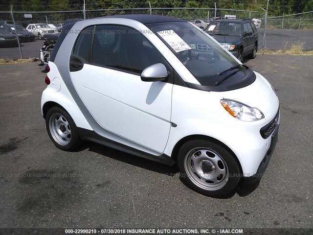 WMEEJ3BA4EK783962 - 2014 SMART FORTWO PURE/PASSION WHITE photo 1