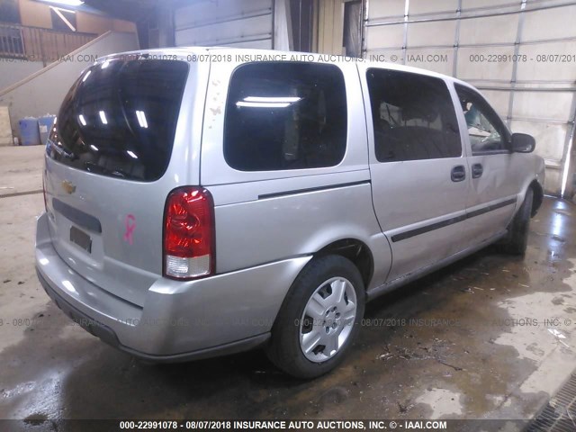 1GNDV23L26D144775 - 2006 CHEVROLET UPLANDER LS SILVER photo 4