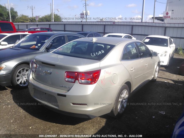 1G11C5SLXFF261523 - 2015 CHEVROLET MALIBU 1LT GOLD photo 4