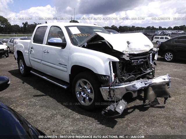 3GTRCVE09AG185120 - 2010 GMC SIERRA C1500 SLE WHITE photo 1