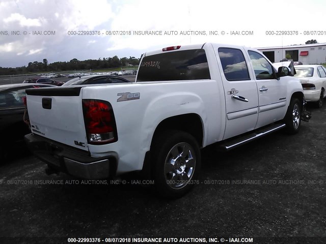 3GTRCVE09AG185120 - 2010 GMC SIERRA C1500 SLE WHITE photo 4