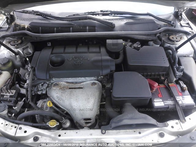 4T1BF3EK2BU118125 - 2011 TOYOTA CAMRY SE/LE/XLE 银色 照片 10