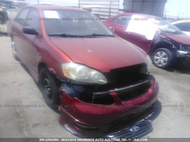 1NXBR32E78Z028502 - 2008 TOYOTA COROLLA CE/LE/S RED photo 6