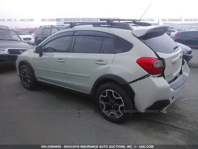 JF2GPAKC8E8286231 - 2014 SUBARU XV CROSSTREK 2.0 LIMITED CREAM photo 3