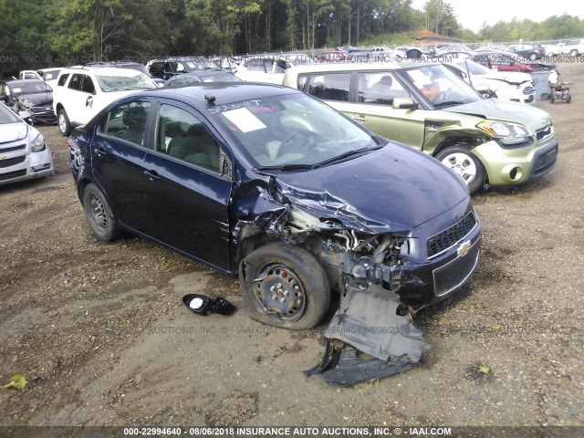 1G1JA5SH6F4182900 - 2015 CHEVROLET SONIC LS 蓝色 照片 1