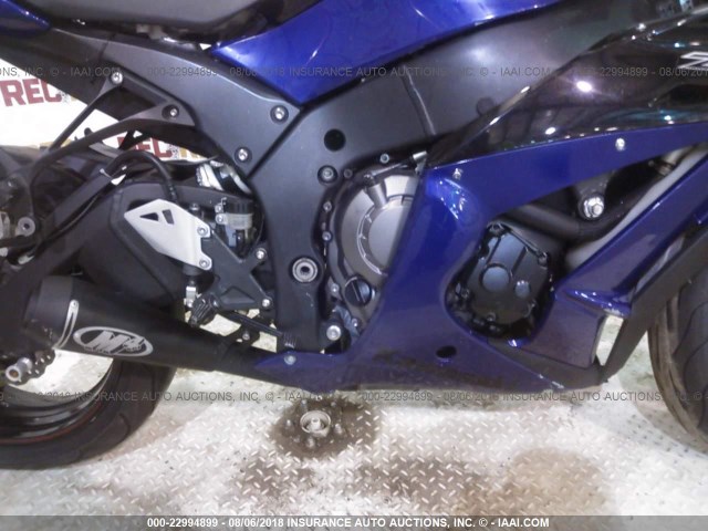 JKAZXCJ14CA011653 - 2012 KAWASAKI ZX1000 J PURPLE photo 10