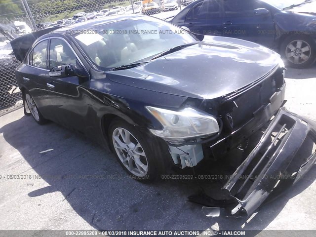 1N4AA5AP1DC823783 - 2013 NISSAN MAXIMA S/SV BLACK photo 1