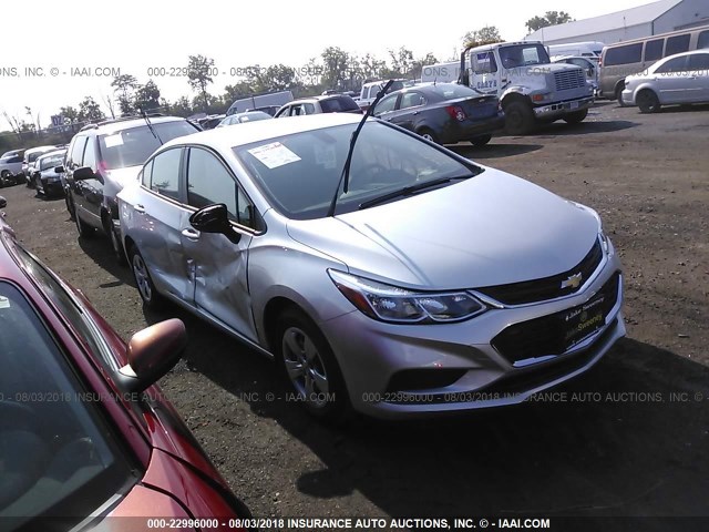 1G1BC5SM2J7137519 - 2018 CHEVROLET CRUZE LS SILVER photo 1