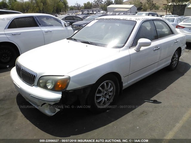 KMHFU45E92A161689 - 2002 HYUNDAI XG 350 WHITE photo 2