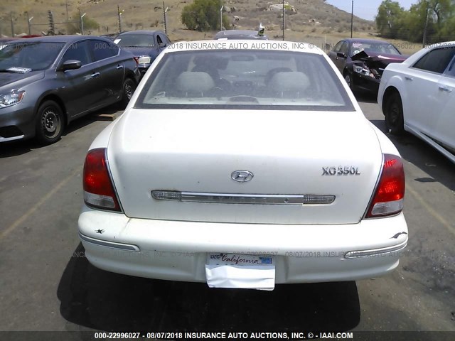 KMHFU45E92A161689 - 2002 HYUNDAI XG 350 WHITE photo 6