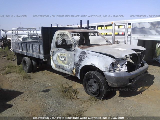 1FDXF46F41EA41098 - 2001 FORD F450 SUPER DUTY WHITE photo 1