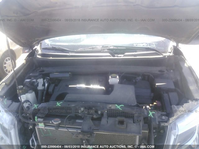 5N1AR2MN6DC606012 - 2013 NISSAN PATHFINDER S/SV/SL/PLATINUM GRAY photo 10