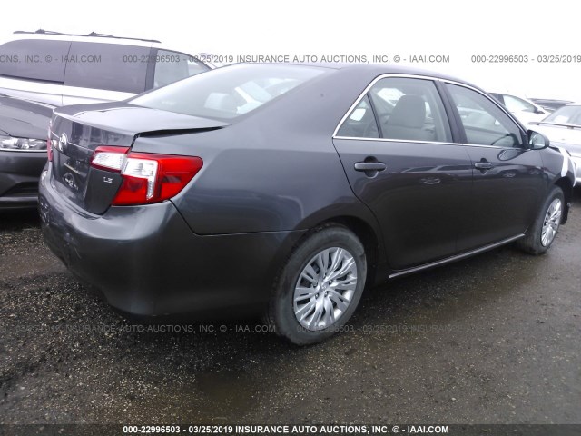 4T1BF1FKXDU218690 - 2013 TOYOTA CAMRY L/SE/LE/XLE 灰色 照片 4