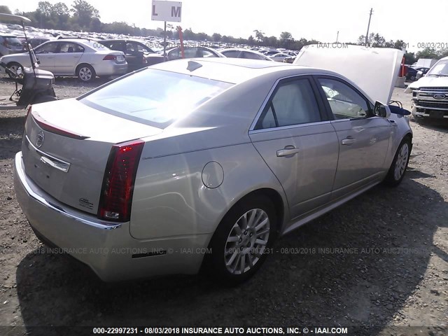 1G6DF5E56D0162239 - 2013 CADILLAC CTS LUXURY COLLECTION GOLD photo 4