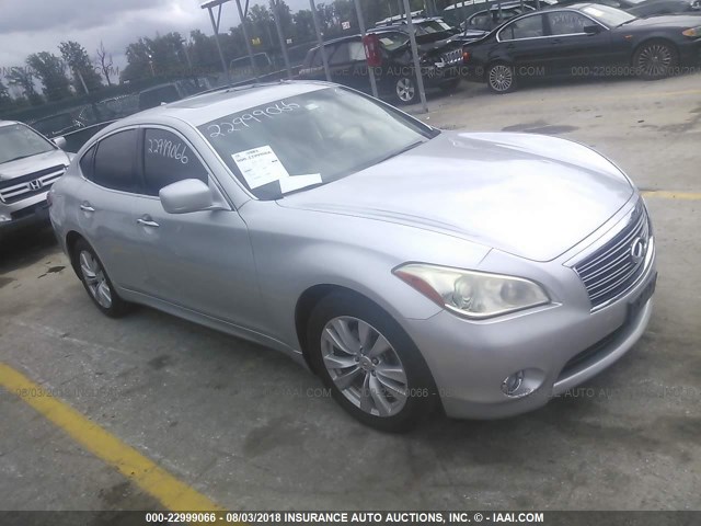 JN1BY1AR4BM371035 - 2011 INFINITI M37 X SILVER photo 1