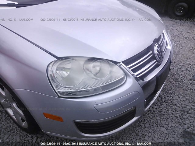 3VWRL71K99M139462 - 2009 VOLKSWAGEN JETTA TDI SILVER photo 6