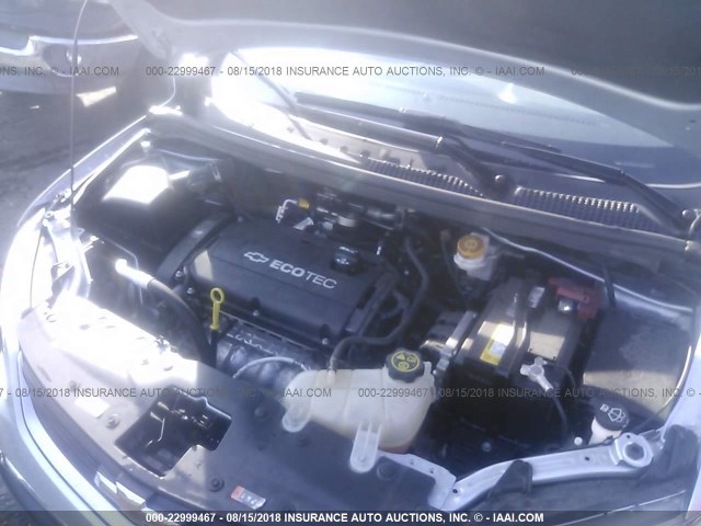 1G1JB5SH3H4149188 - 2017 CHEVROLET SONIC LS 银色 照片 10