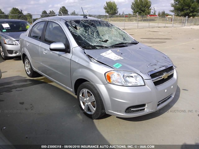 KL1TD5DE2BB140473 - 2011 CHEVROLET AVEO LS/LT SILVER photo 1