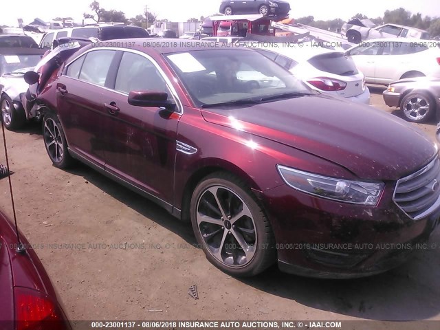 1FAHP2E86FG192247 - 2015 FORD TAURUS SEL MAROON photo 1