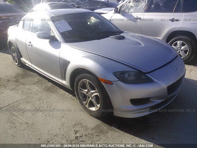 JM1FE173680214178 - 2008 MAZDA RX8 GRAY photo 1