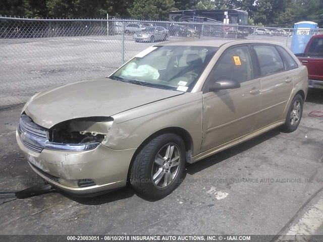 1G1ZU64805F163517 - 2005 CHEVROLET MALIBU MAXX LT TAN photo 2