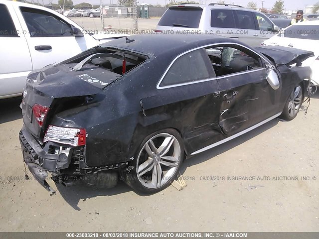 WAUVVAFR4CA037308 - 2012 AUDI S5 PRESTIGE BLACK photo 4
