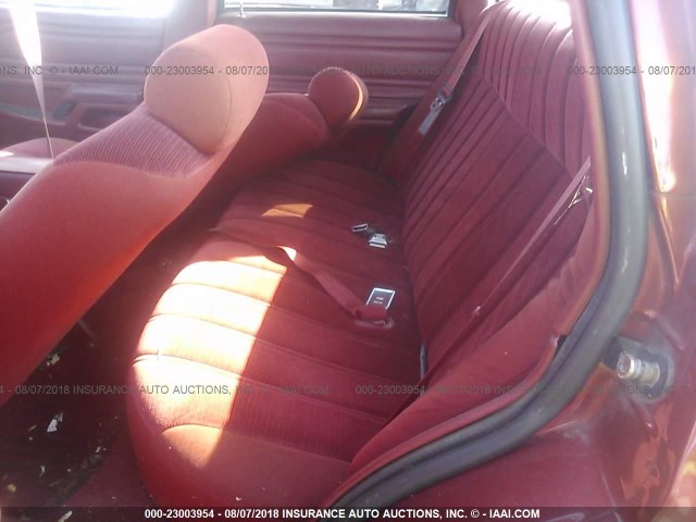 1FAPP36X6NK150003 - 1992 FORD TEMPO GL RED photo 8