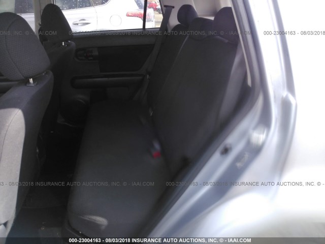 JTLKE50E691062243 - 2009 TOYOTA SCION XB Light Blue photo 8