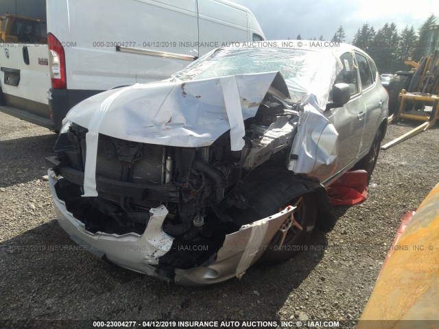 JN8AS5MV2DW147980 - 2013 NISSAN ROGUE S/SV SILVER photo 2