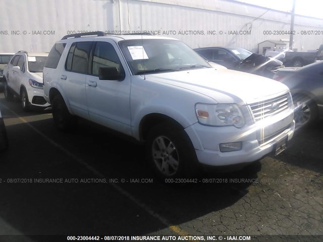 1FMEU73E88UB06030 - 2008 FORD EXPLORER XLT WHITE photo 1