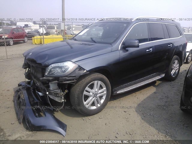 4JGDF2EE3DA244690 - 2013 MERCEDES-BENZ GL 350 BLUETEC GRAY photo 2