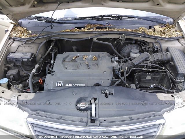 2HKRL1854YH562969 - 2000 HONDA ODYSSEY LX GOLD photo 10