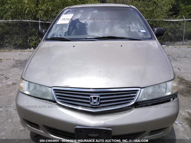 2HKRL1854YH562969 - 2000 HONDA ODYSSEY LX GOLD photo 6