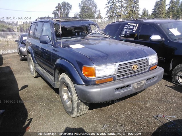 JT3HJ85J0T0149890 - 1996 TOYOTA LAND CRUISER HJ85 BLUE photo 1