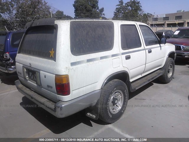 JT3VN39WXN8040230 - 1992 TOYOTA 4RUNNER VN39 SR5 WHITE photo 4